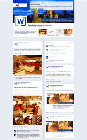 Screenshot - Facebook Fanpage Wirtschaftsjunioren Bautzen e.V.